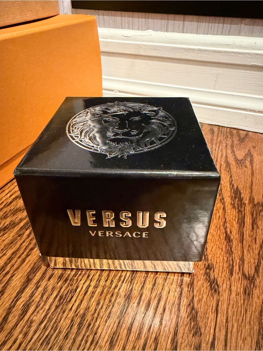 Versus Versace Black and Gold Watch Box